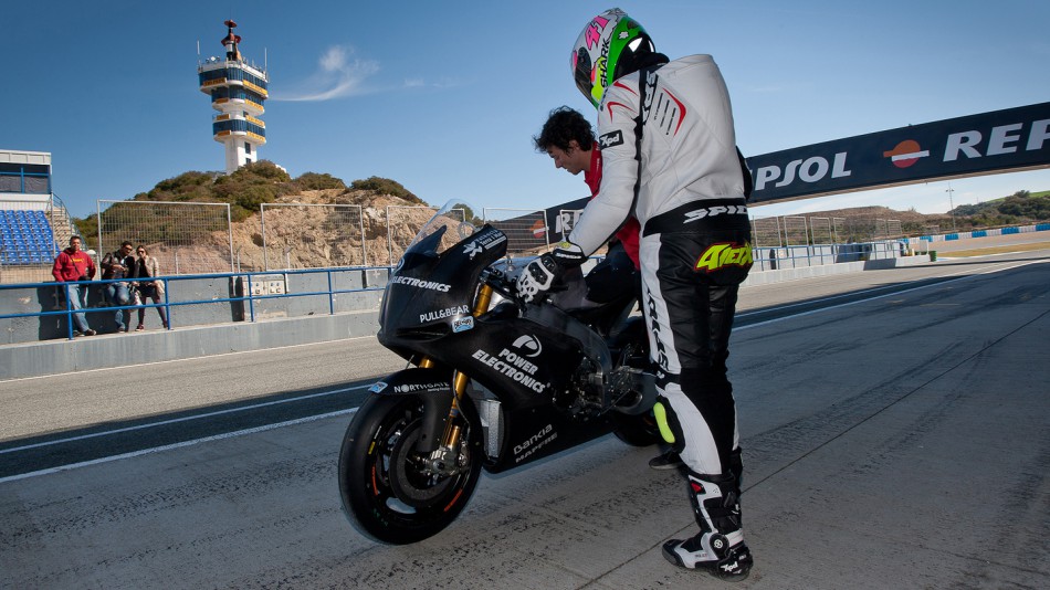 Aleix Espargaro, Power Electronics Aspar, Jerez Test