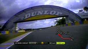 2011 MotoGP - Le Mans Circuit - On board lap track