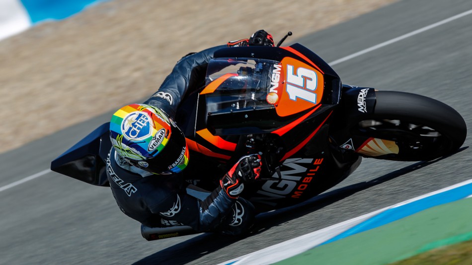 Alex de Angelis, NGM Mobile Forward Racing, Jerez Test
