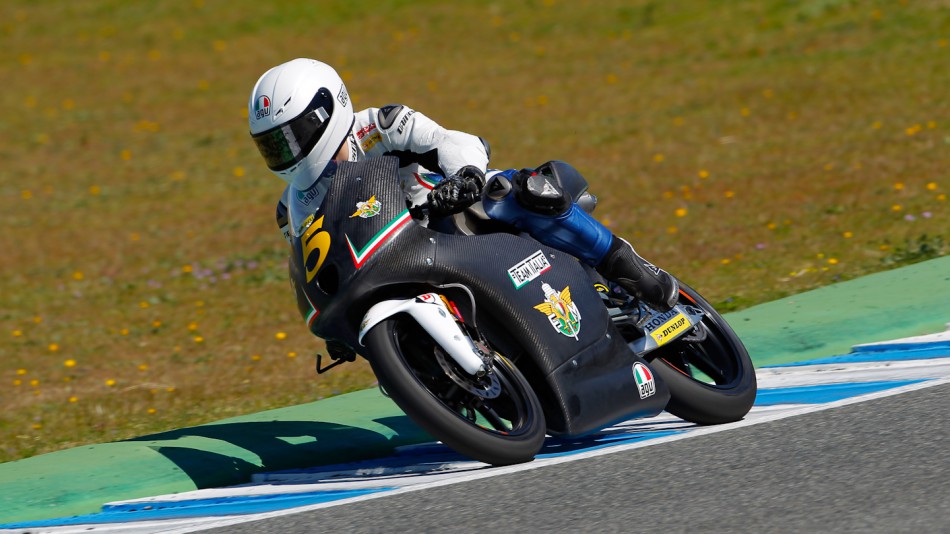 Romano Fenati, Team Italia FMI,Jerez Test
