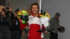 Valentino Rossi presents new AGV helmet