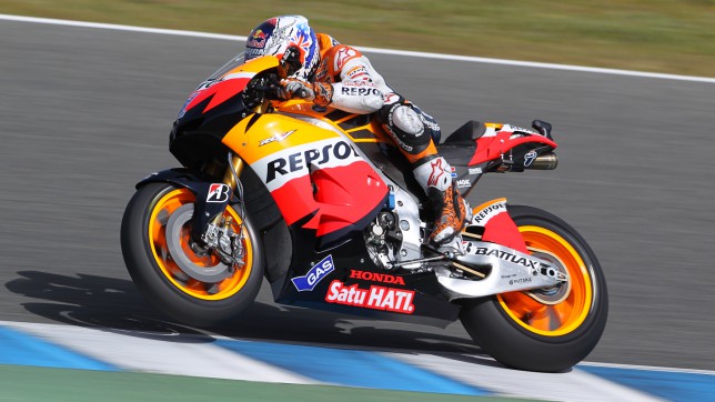 Stoner cierra el Test MotoGP™ de Jerez con el mejor crono 