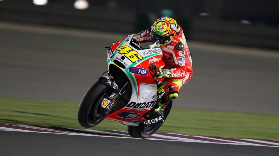 Valentino Rossi, Ducati Team, Qatar FP1