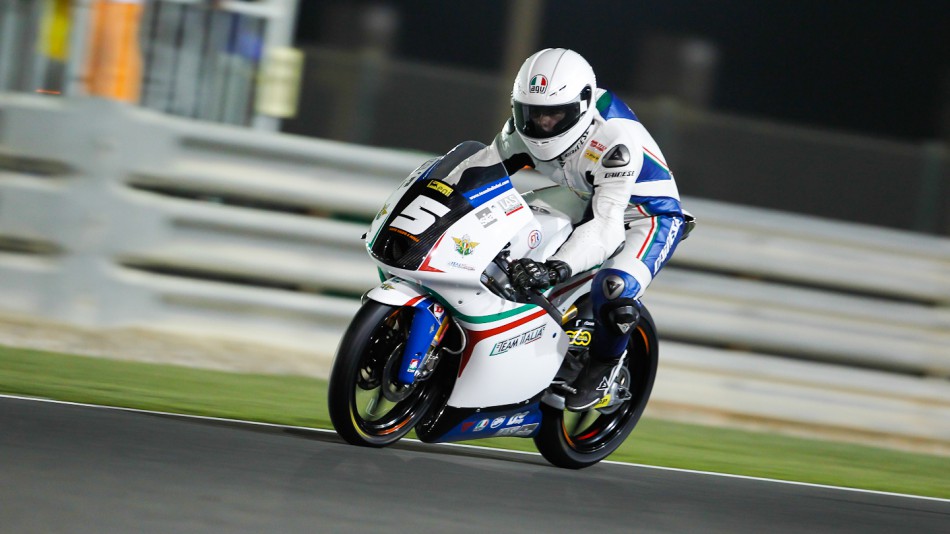 Romano Fenati, team Italia FMI, Qatar QP