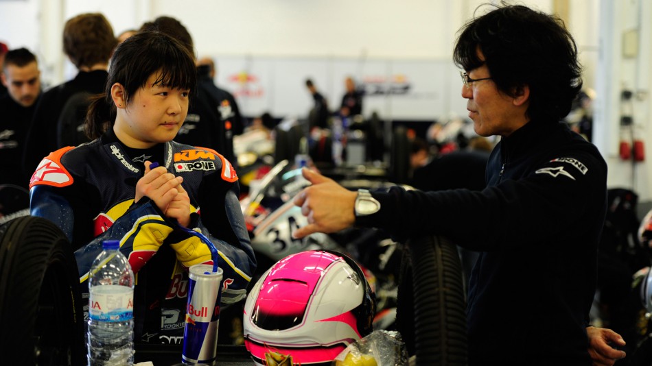 Yui Watanabe, Nobby Ueda, Red Bull Rookies, Test Estoril