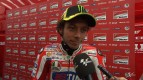 Rossi happy with feeling in the wet
