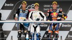 Luis Salom, Romano Fenati, Sandro Cortese, RW Racing GP, Team Italia FMI, Red Bull KTM Ajo, Jerez RAC
