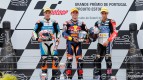 Viñales, Cortese, Salom, Blusens Avintia, Red Bull KTM Ajo, Racing Team Germany, Estoril RAC