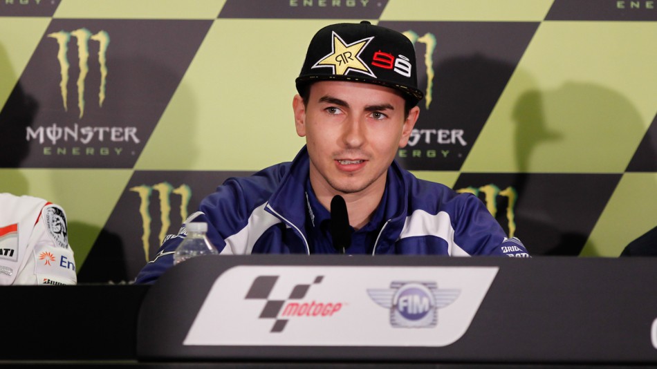 Jorge Lorenzo, Yamaha Factory Racing, Monster Grand Prix de France Press Conference