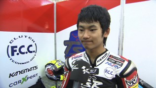 #videos_htmlcaption_5 Le Mans 2012 - Moto3 - FP2 - Interview - Kenta Fuji
