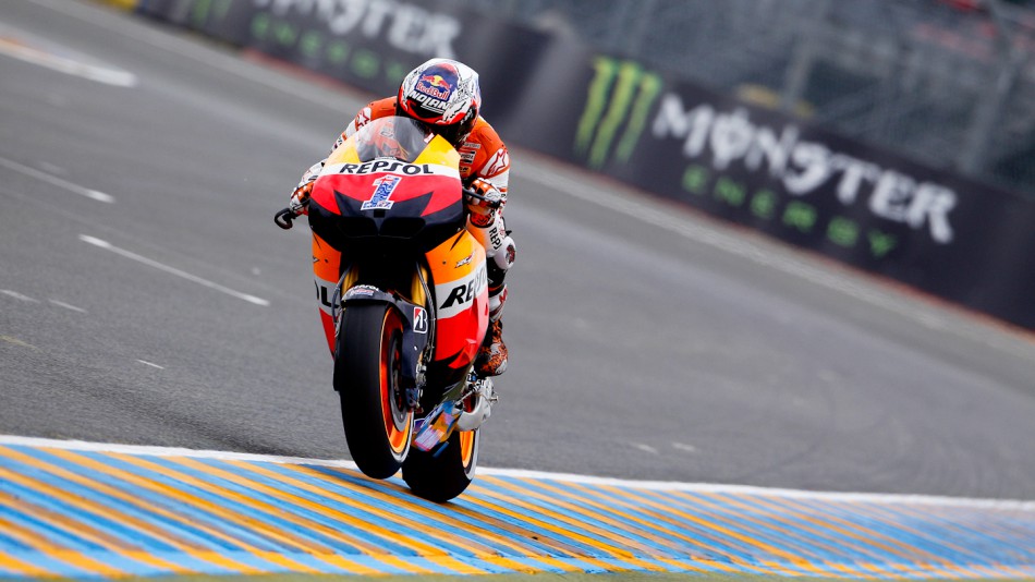 Casey Stoner, Repsol Honda Team, Le Mans QP