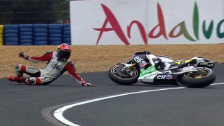 Le Mans 2012 - MotoGP - QP - Action - Stefan Bradl - Crash