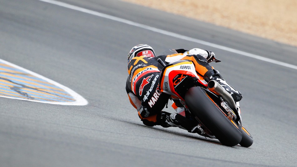 Marc Marquez, Team CatalunyaCaixa Repsol, Le Mans QP
