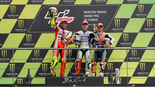 Rossi, Lorenzo, Stoner, Ducati Team, Yamaha Factory Racing, Repsol Honda Team, Le Mans RAC