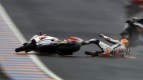 Le Mans 2012 - Moto2 - Race - Action - Gino Rea - Crash