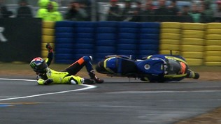 Le Mans 2012 - Moto2 - Race - Action - Bradley Smith - Crash