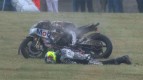 Le Mans 2012 - Moto2 - Race - Action - Johann Zarco - Crash