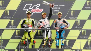 Moncayo, Rossi, Rins, Bankia Aspar Team, Racing Team Germany, Estrella Galicia 0,0, Le Mans RAC
