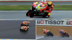 Rossi and Stoner battle once again at Le Mans