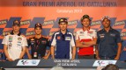 Bradl, Pedrosa, Lorenzo, Rossi, Hernandez, Gran Premi Aperol de Catalunya Press Conference