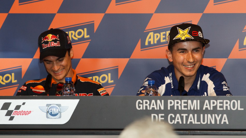 Pedrosa, Lorenzo, Repsol Honda Team, Yamaha Factory Racing, Gran Premi Aperol de Catalunya Press Conference