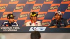 Lorenzo, Rossi, Hernandez, Yamaha Factory Racing, Avintia Blusens, Gran Premi Aperol de Catalunya Press Conference