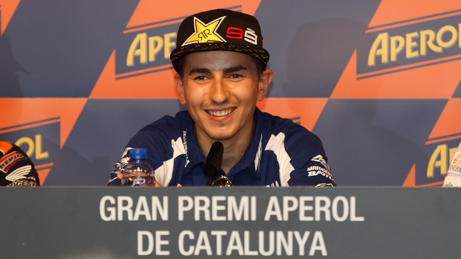 Jorge Lorenzo, Yamaha Factory Racing, Gran Premi Aperol de Catalunya Press Conference