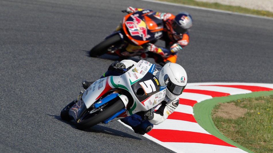 Romano Fenati, Team Italia FMI, Catalunya Circuit FP1