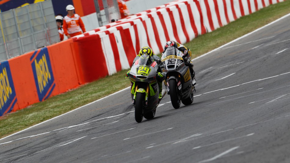 Andrea Iannone, Thomas Luthi, Speed Master, Interwetten-Paddock, Catlaunya Circuit RAC