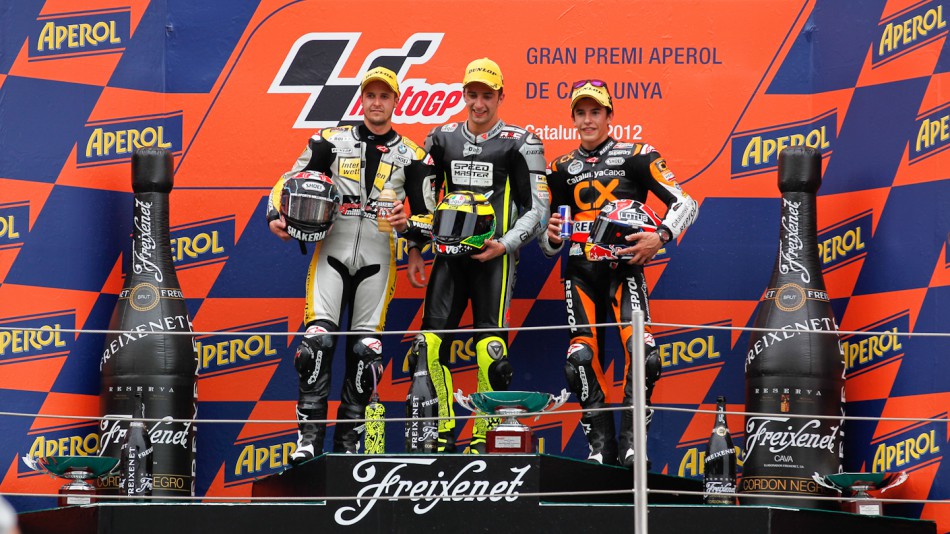 Luthi, Iannone Marquez, Interwetten-Paddock, Speed Master, Team CatalunyaCaixa Repsol, Catalunya Circuit RAC