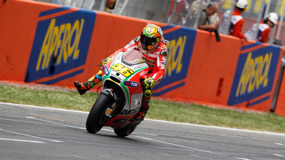 Valentino Rossi, Ducati Team, Catalunya Circuit RAC