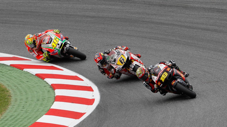 Bautista, Bradl, Rossi, San Carlo Honda Gresini, LCR Honda MotoGP, Ducati Team, Catalunya Circuit RAC
