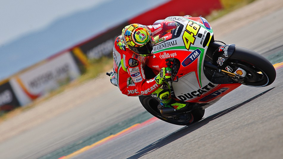 Valentino Rossi, Ducati Team, MotorLand Aragon Official Test
