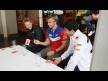 Danny Webb, James Ellison, Gino Rea, Hertz British Grand Prix Preevent