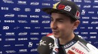 Lorenzo struggling in windy conditions