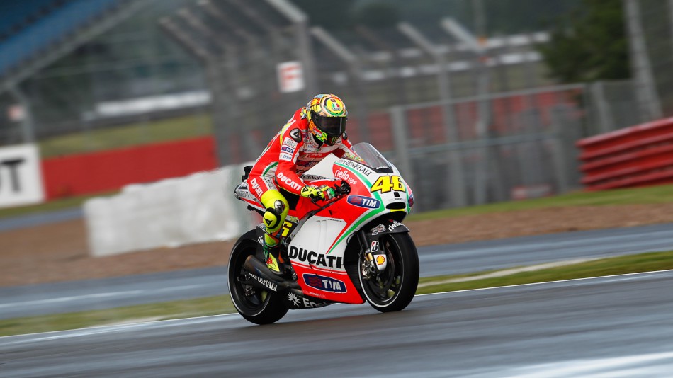 Valentino Rossi, Ducati Team, Silverstone FP1