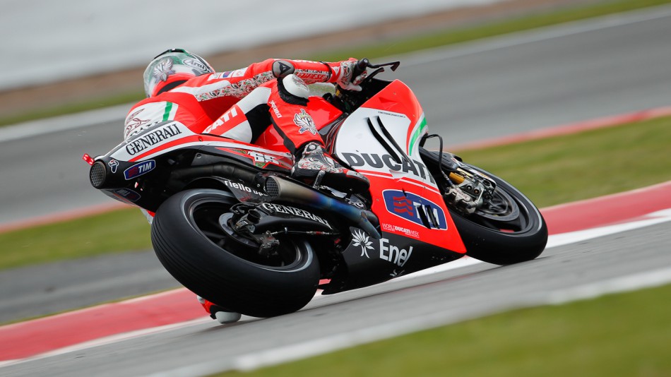 Nicky Hayden, Ducati Team, Silverstone FP1