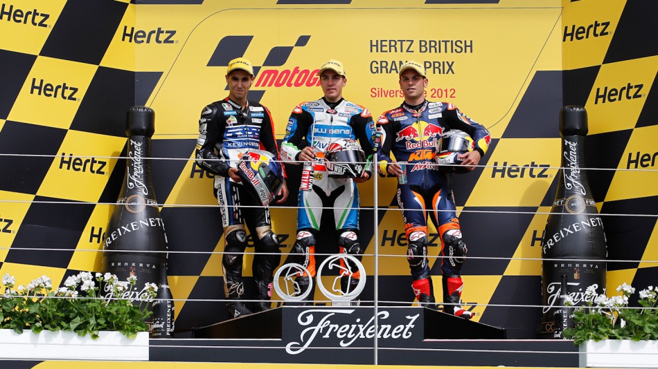 Salom, Viñales, Cortese, RW Racing GP, Blusens Avintia, Red Bull KTM AJo, Silverstone RAC