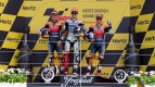 Stoner, Lorenzo, Pedrosa, Repsol Honda Team, Yamaha Factory Racing, Silverstone RAC