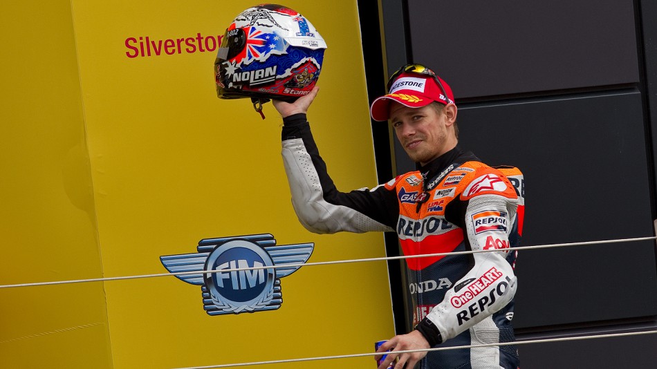 Casey Stoner, Repsol Honda Team, Silverstone RAC