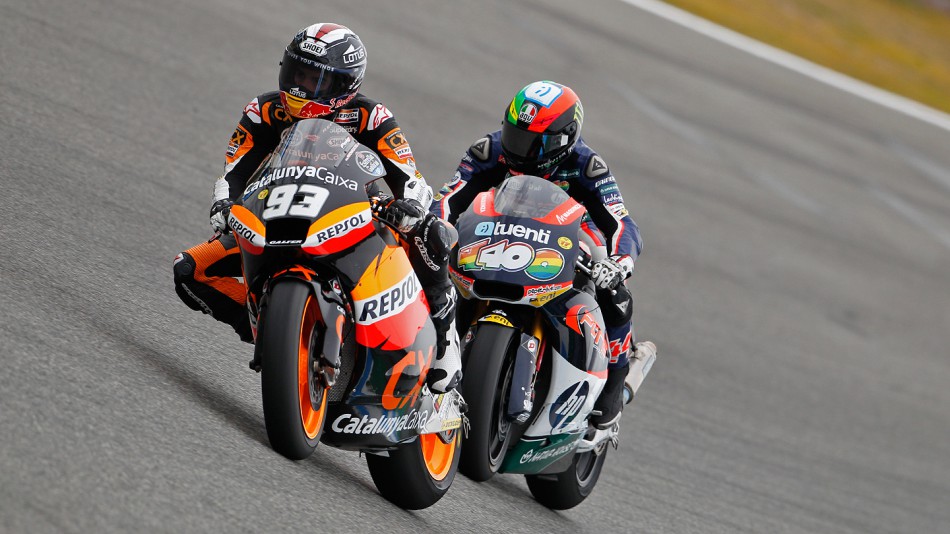 Marquez, Espargaro, Team CatalunyaCaixa Repsol, Pons 40 HP Tuenti