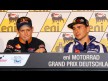 Stoner, Lorenzo, Repsol Honda Team, Yamaha Factory Racing, eni Motorrad Grand Prix Deutschland Press Conference