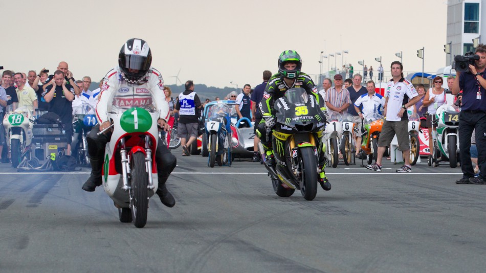 Phil Read, Cal Crutchlow, Sachsenring Preevent