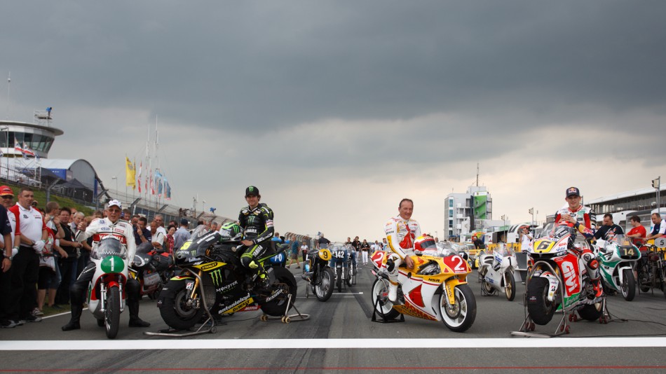 Phil Read, Cal Crutchlow, Helmut Bradl, Stefan Bradl, Sachsenring Preevent