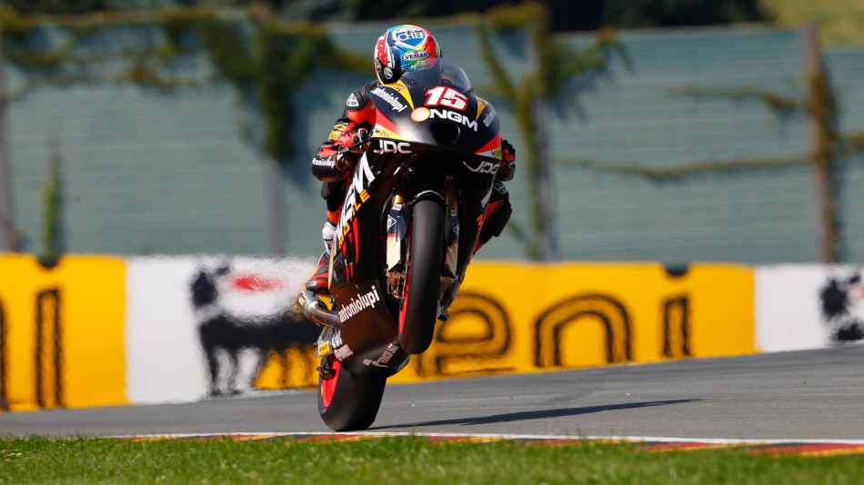 Alex de Angelis, NGM Mobile Forward Racing, Sachsenring FP1