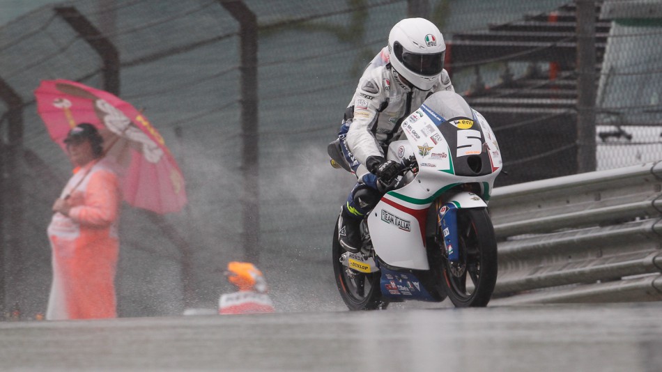 Romano Fenati, Team Italia FMI, Sachsenring QP