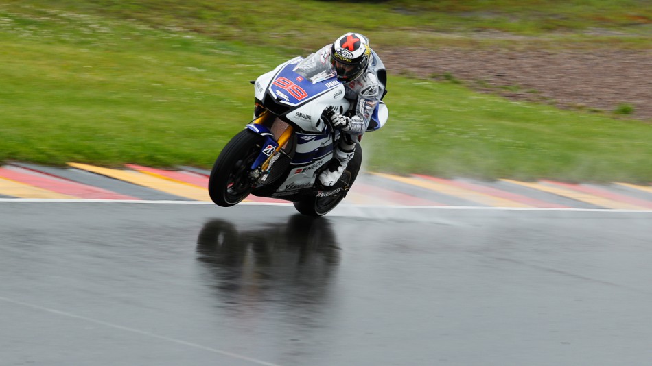 Jorge Lorenzo, Yamaha Factory Racing, Sachsenring QP