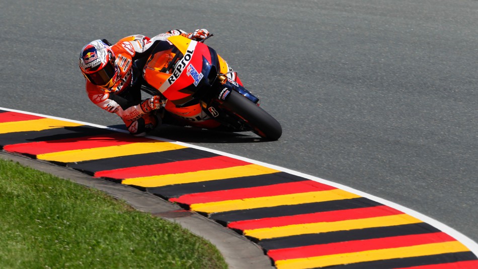 Casey Stoner, Repsol Honda Team, Sachsenring RAC