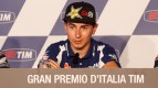 Jorge Lorenzo, Yamaha Factory Racing, Gran Premio D`Italia TIM Press Conference