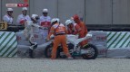Mugello 2012 - Moto2 - FP1 - Action - Mike Di Meglio - Crash